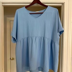 Light Blue Women's Top